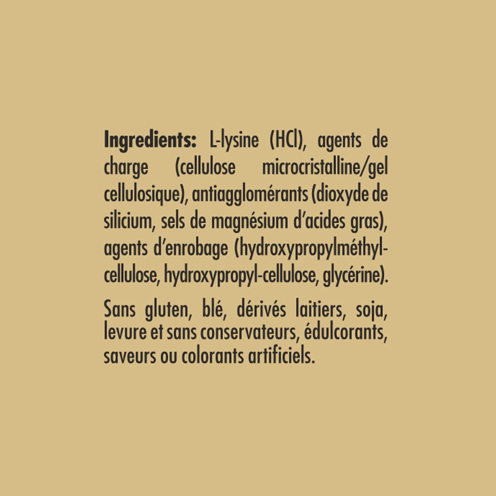 SOLGAR L-Lysine 1000 Mg - 50 Comprimés (DLUO 03/2024) - Neuf Et Scellé