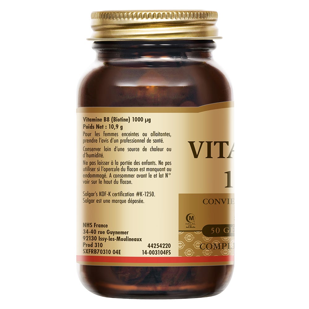 Vitamine B8 (Biotine) | Solgar - FR