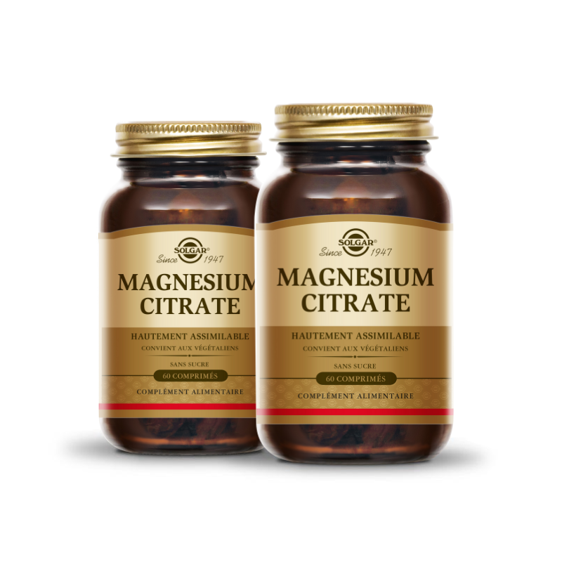 Pack Duo – Magnésium Citrate | Solgar - FR